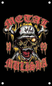 Metal Mulisha Bolt Garage Flag