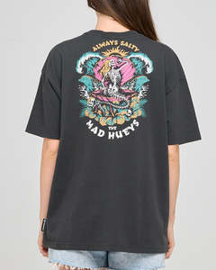 All Tops: The Mad Hueys ALWAYS SALTY | WOMENS OVERSIZED TEE