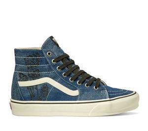 Vans Sk8-Hi Tapered Denim Embroidery Navy / White