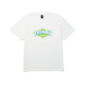 All Tops: Huf X Thrasher Logo Tee - White