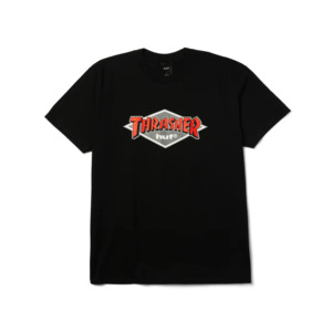 Huf X Thrasher Logo Tee - Black