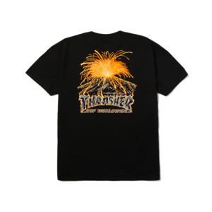 All Tops: Huf X Thrasher Meltdown Tee - Black