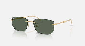 Womens Accessories: Ray Ban RB3768 - Arista/Dark Green Lens