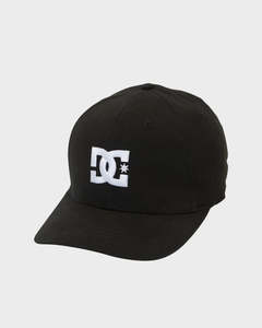 Mens Headwear: DC Cap Star Stretch Fit - Black