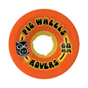 Pig Rover 85A 60 Orange/Yellow Core Wheels