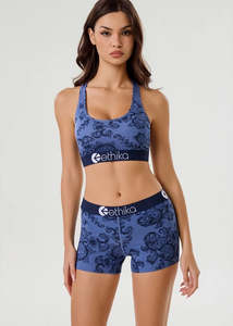Ethika Womens Familie Crest Sports Bra