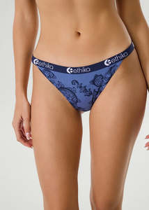 Ethika Womens Familie Crest Brazilian Cheeky