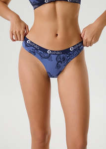 Womens Bottoms: Ethika Womens Familie Crest Thong