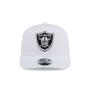 Mens Headwear: New Era Las Vegas Raiders Prolite Mix White Stretch-Snap