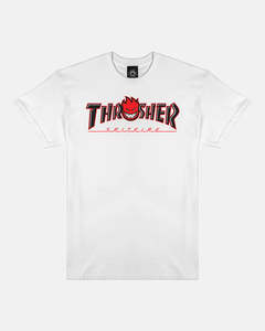 Thrasher X Spitfire Big Head Tee - White