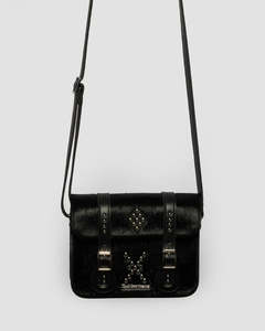 Dr. Martens 7" Satchel - Black Classic Hair On + Kiev