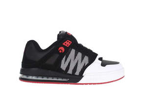 Mens Footwear: OSIRIS PIXEL - WHITE/BLACK/RED
