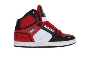 OSIRIS NYC 83 XRP - WHITE/RED/BLACK