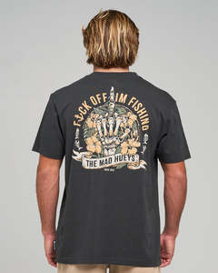 Mens Tops: THE MAD HUEYS FK OFF FISH | SS TEE