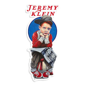 World Industries Jeremy Klein Black Eye Kid Sticker