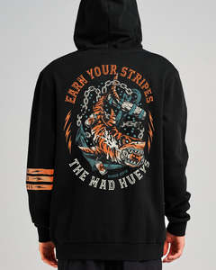 The Mad Hueys: THE MAD HUEYS EARN STRIPES | HOODED PULLOVER