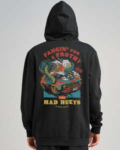 The Mad Hueys: THE MAD HUEYS FROTHY FANGING | HOODED PULLOVER