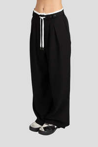 Federation Womens Friend Pant - Black