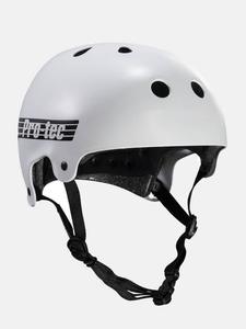 Protec Old School Certified Helmet - Gloss White