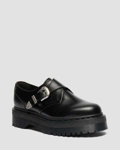 All Footwear: Dr. Martens 1461 Quad Monk - Atlas Black
