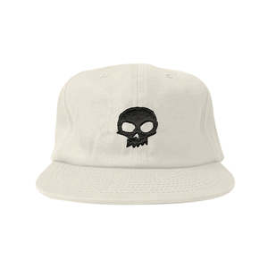 Zero Single Skull Applique Unstructured Hat