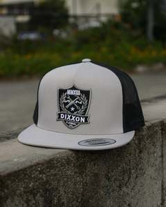 Dixxon Shield Flat Bill Snapback Charcoal/Black