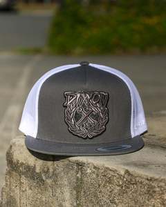 Dixxon Party Crest Cap Charcoal/White