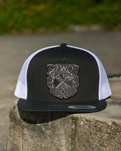 All Headwear: Dixxon Party Crest Cap Black/White