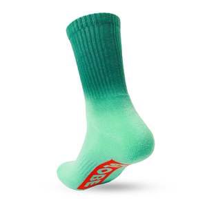 Globe Singles Crew Sock - Green Dip Dye