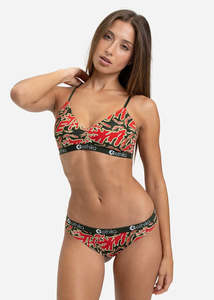 Ethika Womens Do It V-Neck Bra
