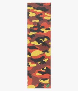 Parts: Mob Camo Grip Tape 9" - Orange Camo
