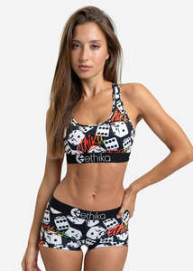 Ethika Womens Dice Flow Sports Bra