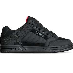 All Footwear: Globe Tilt - Black / Red / Tartan