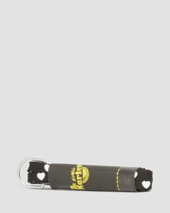 Dr. Martens 140cm (8-10 Eye) Flat Heart Laces - Black Polyester