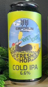 Products: Wet Exit FRESH HOP Cold IPA - Emporium Brewing