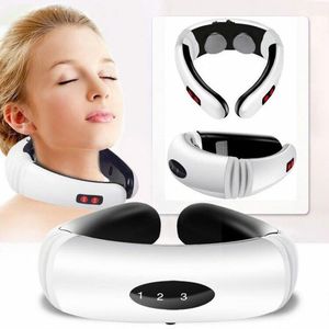 Affordable Reasonable Trending: Electric Pulse Back and Neck Massager Far Infrared Heating Pain Relief Health Care Relaxation Tool Intelligent Cervical Massager