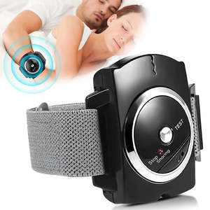 Affordable Reasonable Trending: Anti-Snoring Sleep Connection Device with Wristband Stop Snoring Solution for men and Women- Battery Powered