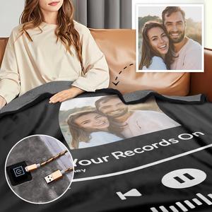 Custom Heated Blanket with 10 Heat Settings & 3 Time Settings