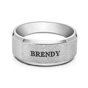 Valentines Day Gift 2024: Personalized Name Ring Custom Engagement Ring Men's Personalized Ring