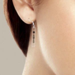 Special Occasions: Custom Spotify Code Earrings for Her