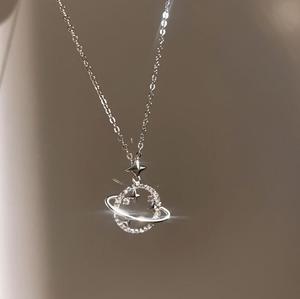 Necklace: Planet Star Zircon Necklace