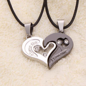 I Love You Pendant Necklace