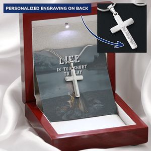 Necklace: Personalized Cross Necklace