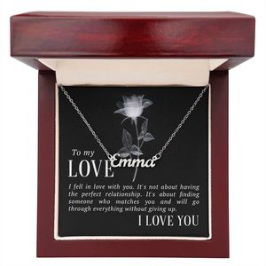 Necklace: Personalized Name Necklace To My Love