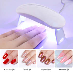 6W White Nail Dryer Machine UV LED Lamp Portable Micro USB Cable Home Use Nail U&hellip;