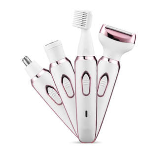 Sport Beauty Equipment: 4-in-1 Women's USB Rechargeable Painless Electric Shaver