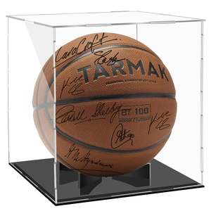 New Arrivals: Clear Acrylic Basketball Display Case Full Size Basketball