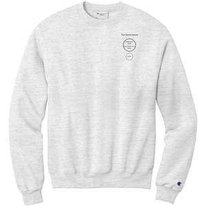 The Secret Genie: The Secret Genie Champion Sweatshirt Front Chest and back Print Letters