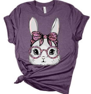 Easter Short Sleeve Rabbit T-shirt
