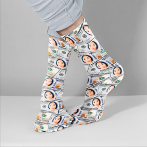 Socks Collection: Custom Face Dollar Socks for Men and Women